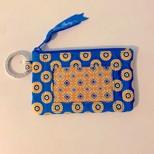 Vera Bradley Riviera Blue Zip ID Case